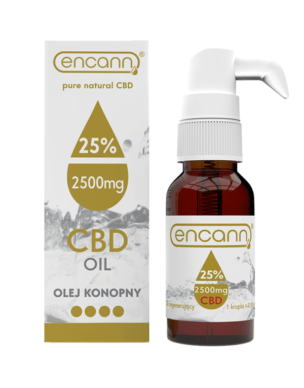 high concentration of cannabidiol hemp drops with ENCANN applicator