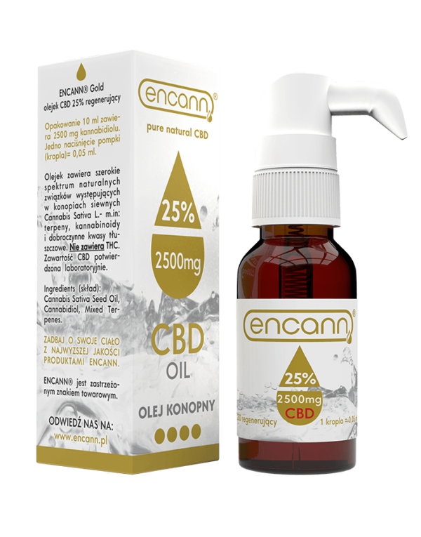 7500 mg Cannabidiol Wirtschaftsvolumen mit ENCANN-Applikator