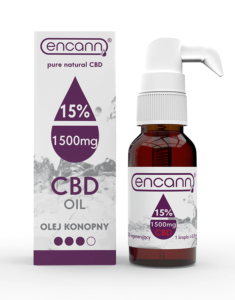 olej CBD z pipetą ENCANN na dobry sen i relaks