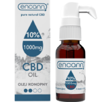 durchschnittliche Konzentration von Cannabidiol-Cannabistropfen mit Applikator der polnischen Firma ENCANN