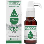 butelka olejku cannabis sativa z aplikatorem polskiej firmy ENCANN